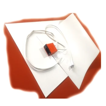 

120V 850W 500*1500*1.5mm White Silicone Rubber Heater with digital thermostat on wire 2000mm lead wire