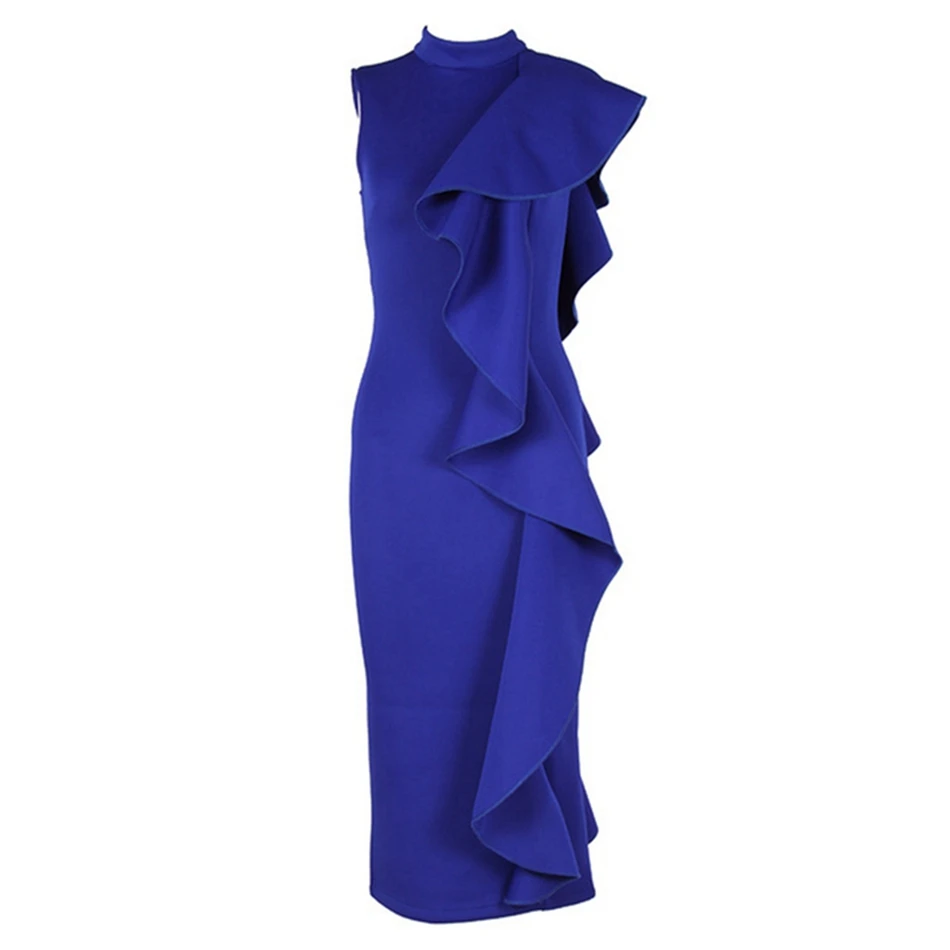 2017-New-Summer-Fashion-Dress-Women-Sexy-White-Yellow-Blue-Dress-High-Neck-Sleeveless-Ruffles.jpg_640x640 (2)