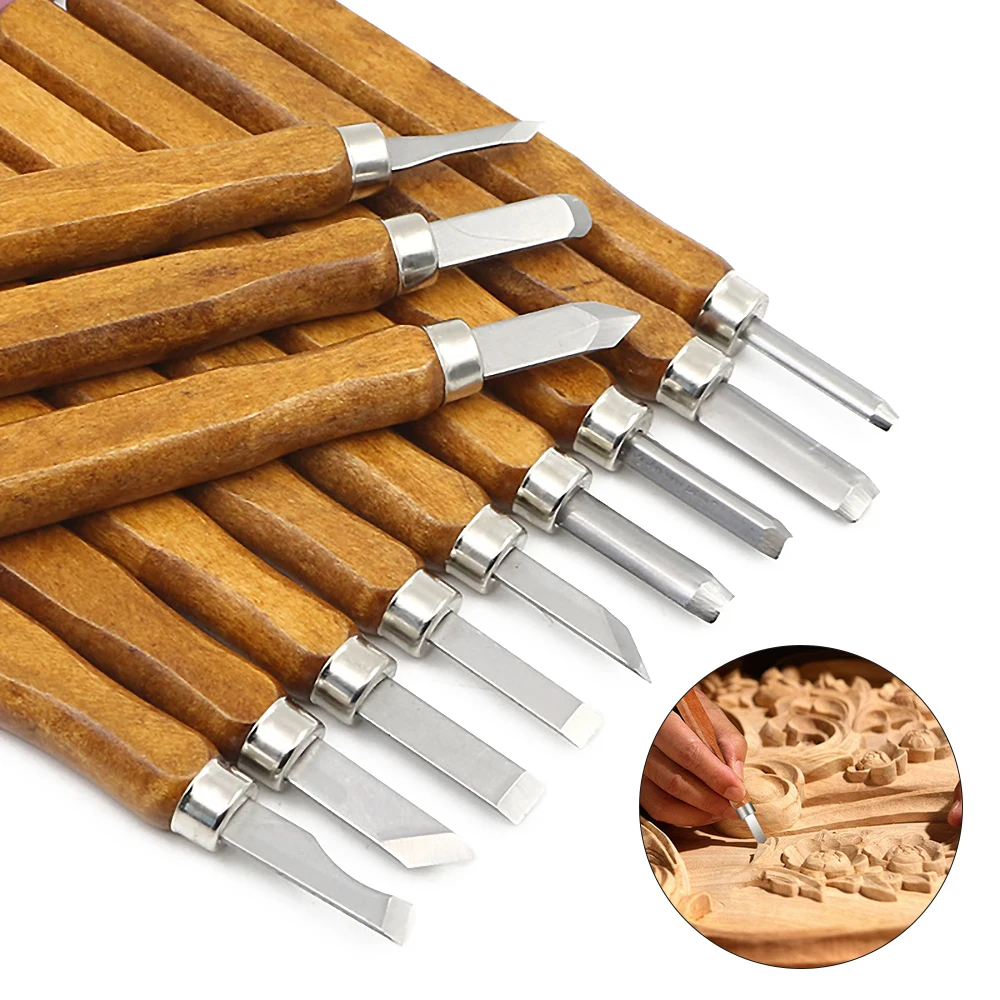 13 шт./компл. резьба по дереву инструменты DIY гравюра Ножи Scorper