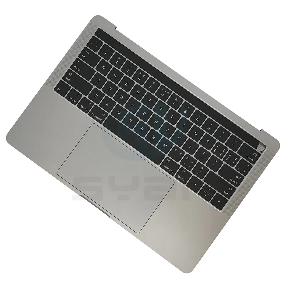 A1706 Топ чехол для Macbook Pro retina 13,3 дюймов Топ чехол с американской клавиатурой трекпад подсветка Сенсорная панель серебристо-серый