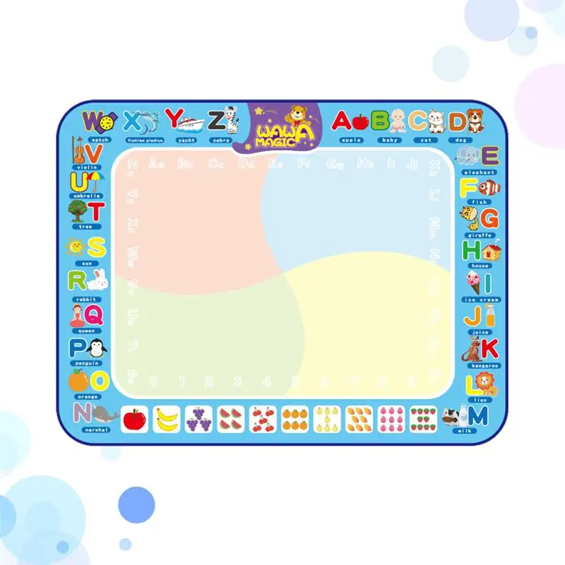 23 шт. Aqua Doodle коврик большой размер Обучающие Развивающие маты для письма коврик для рисования водный коврик для рисования для детей игрушки для рисования