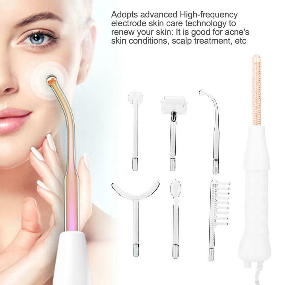 

Home Red Light Electrotherapy Easy Install Facial Machine Set 7 In 1 Anti Aging High Frequency Portable Multi Function Skin Care