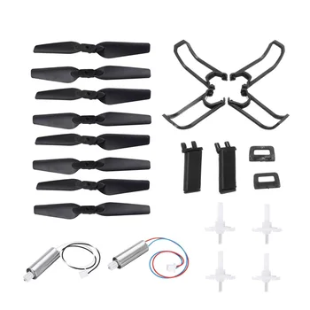 

E58 S168 JY019 RC Drone Quadcopter Spare Parts Crash Pack Kits Propeller Blade Set with Clip Motor Gear Props Guard Parts