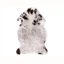 1P ковер из натуральной овчины, природные формы, ворсистый Новозеландский овечий мех, полноразмерный ковер 60*90 см