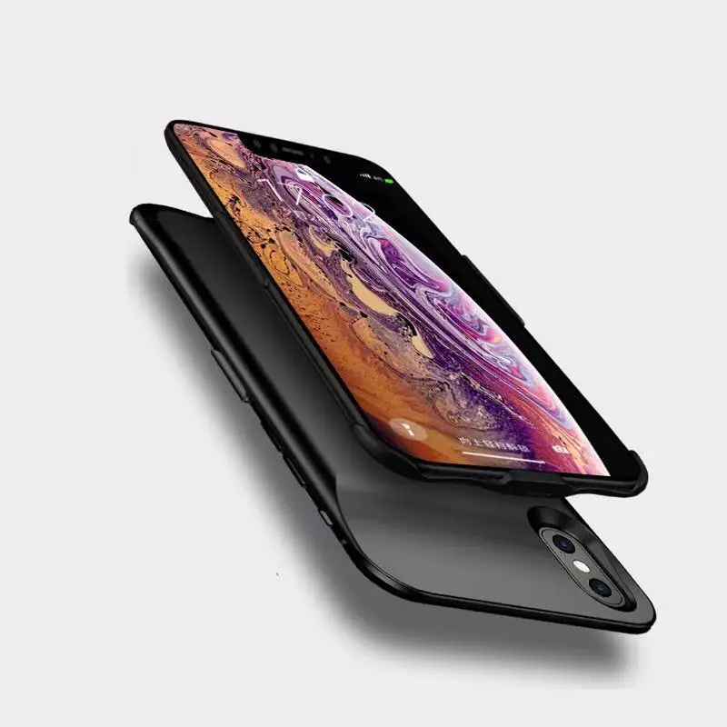 Чехол с зарядным устройством для iPhone xs max, 10000 мА/ч, чехол с зарядным устройством для внешнего аккумулятора, резервный чехол для iPhone xs max