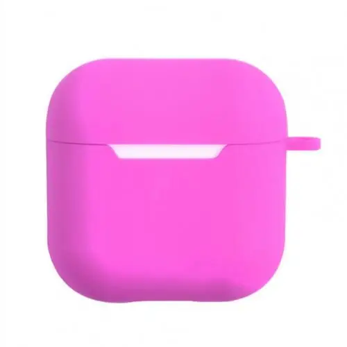 Suitable For Airpods Pro 4 Air Pods Bluetooth Wireless Earphone Shell Silicone Protective Case Cover Charging Box Bags Skin Rose Red