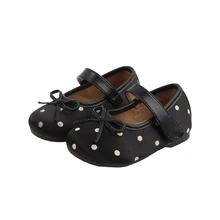 Best Offers Kids Bsby Girls First Walkers Lovely Leather Single Shoes with Dot Print Flat Casual Shoes 2020 New DesignS X458 Best Offers Kids Bsby Girls First Walkers Lovely Leather Single Shoes with Dot Print Flat Casual Shoes 2020 New DesignS X458
