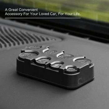 

High Quality Universal Car Mini Coin Holder Box Car Storage Box Organizer Interesting Car Decorations Valentine'S Day Present