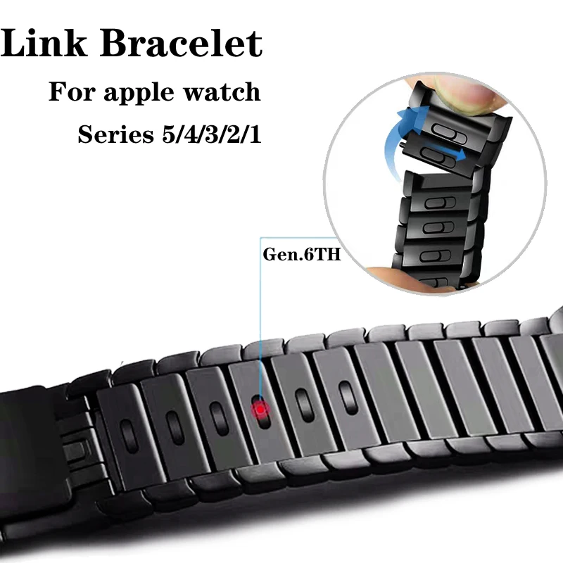 Ремешок для apple watch 4, 5, ремешок 44 мм, 40 мм, браслет для apple watch 42 мм, 38 мм, iWatch, ремень gen.6, регулируемый