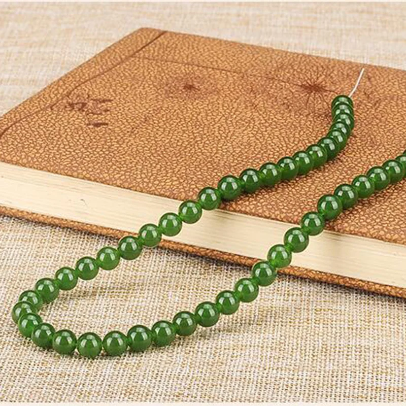 

Natural Spinach Emerald Beads Necklace Jewelry Fine Jewelry Fashion Accessories Beads Necklace Jewelry