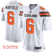 Белая майка Youth Baker Mayfield