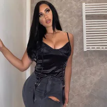 Best Offers Gothic Style Female Black Suspender V-neck Low-cut Lace Trim High-waist Crop Top Sexy Backless Ladies Nightclub Party Wear Best Offers Gothic Style Female Black Suspender V-neck Low-cut Lace Trim High-waist Crop Top Sexy Backless Ladies Nightclub Party Wear