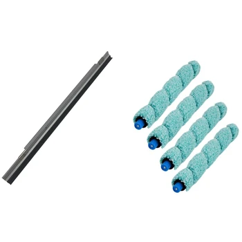 

4Pcs Floor Washing Robotic Cleaner Main Brush Replacement with er AccessoriesWashing Robot Scraper