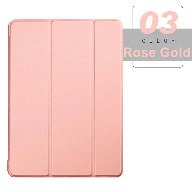 Flip Tablet Case For Samsung Galaxy Tab A A6 10.1'' (2016) T580 Funda PU Leather Smart Cover For SM-T580 SM-T585 Folio Capa Rose Gold