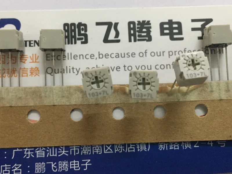 1 Pz Importato Giappone Copal Ft-63Etv103 10K Regolazione Superiore Precisione Regolabile Resistenza Potenziometro Fine-Tuning