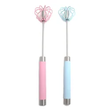 Напрямую от производителя Баклажан из нержавеющей стали ручной давление полуавтоматический венчик для взбивания яиц тестомешалка Кухонные гаджеты