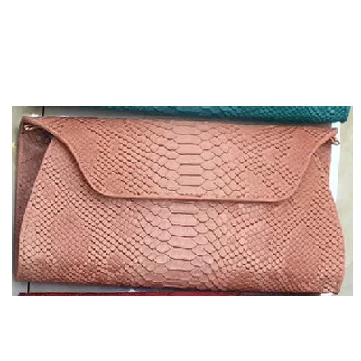Snake Pink Модный тонкий дневной клатч, вечерние сумки для женщин, новинка, змеиная кожа, на цепочке, сумка-мессенджер, большой органайзер, кошелек, клатч - Цвет: Snake Pink