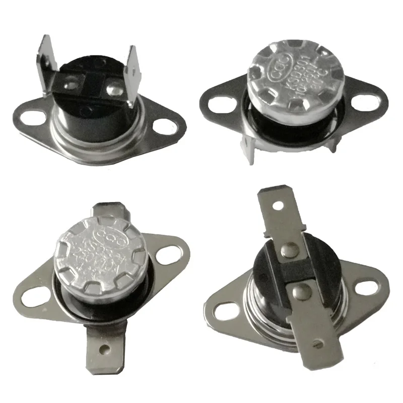 KSD301 250V10A 40 градусов до 120 ℃ автоматического возврата в исходное положение защитник из бакелита нормально закрытый внезапный скачок Температура контроллер