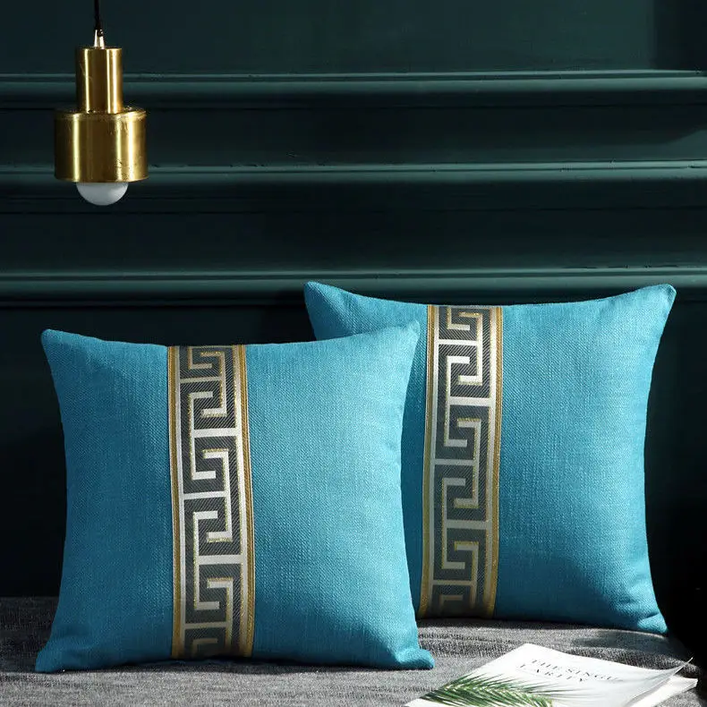 Nordic Cotton Linen Pillow Simple Modern Thickened Living Room Sofa Decoration Pillow Removable and Washable bench cushion 3