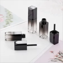 4 мл пустой блеск для губ бутылочка для губ глянцевые контейнеры тюбики градиент черная бутылка для многоразового использования макияж пустые бутылочки для губной помады