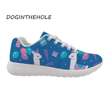 

Shoes Woman Sneaker Cartoon Alpaca Design Colorful Platform Trainers Women Shoe Casual Sneaker Basketball Shoes Chaussures Femme