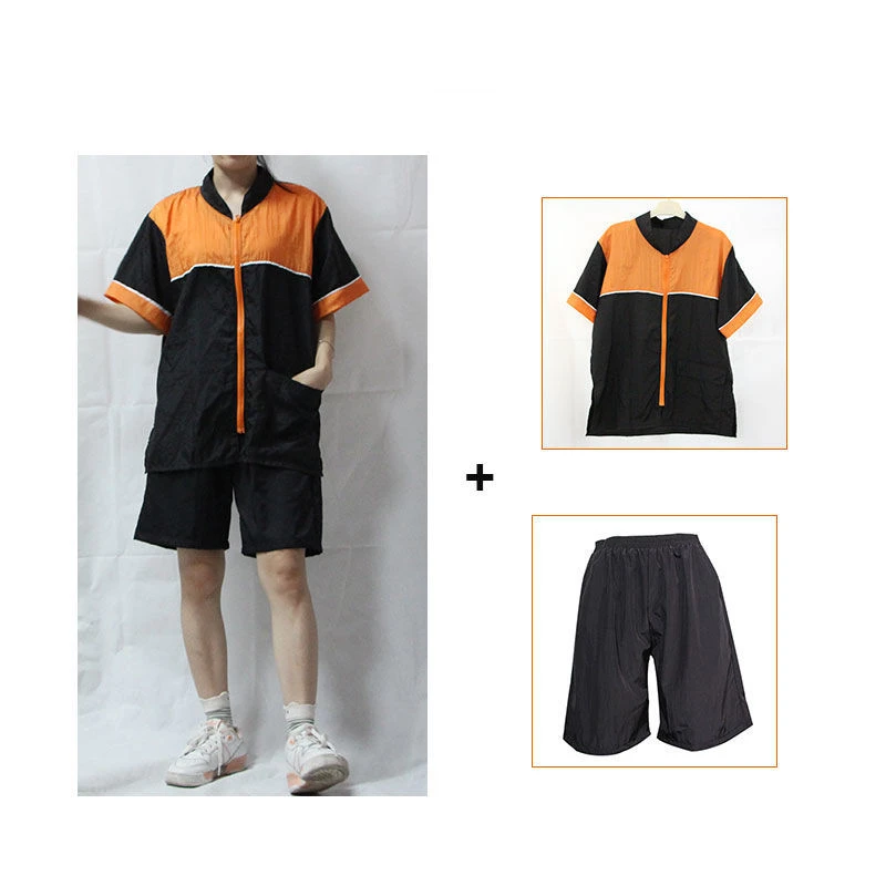 Pet Grooming Clothes Pet Shop Uniforms Blue Not Stained With Hair Gown Anti Static Smock  Anti Hair Trousers Cropped Pants Y0624 3