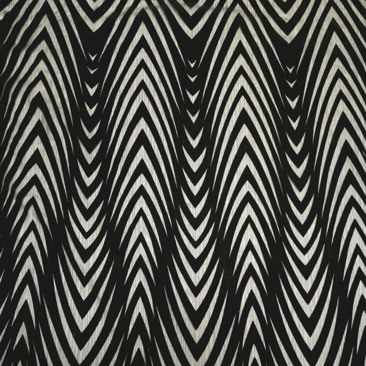 1.48m*1m Geometric Lines Chiffon Flocking Fabric Crepe Printing 75D Chiffon Crepe Velvet Fabric for DIY Clothing Decor