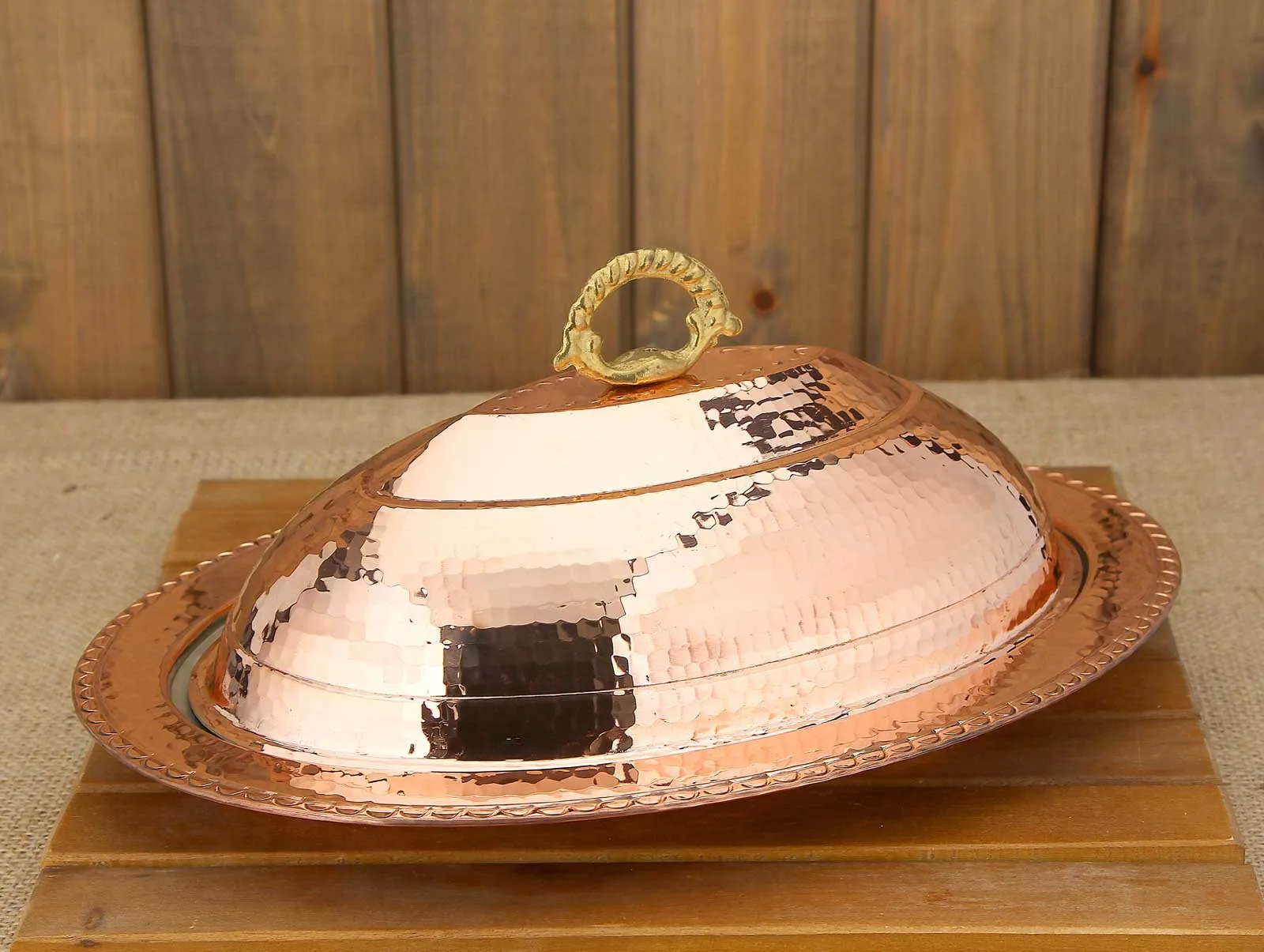 

Türkish Hand Made Copper Boat-30 cm