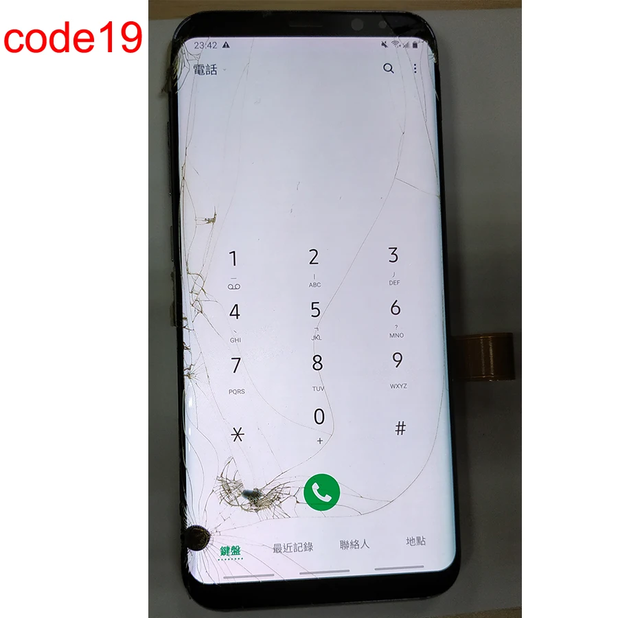 JPFix применимо к S8+ экран в сборе с рамкой и небольшой точкой взрывающаяся изогнутая поверхность для удаления lcd
