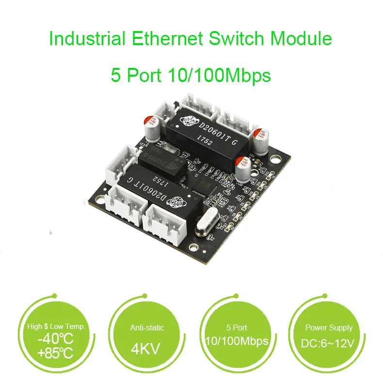 rede, 5v 12v 18v, entrada de energia, temperatura,-40 a 75