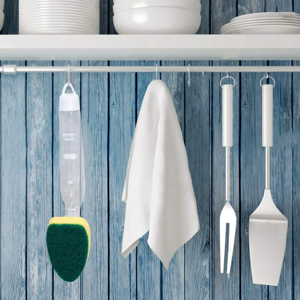 8Pcs Dishwand Refill Replacement Heads Sponge Brush Dish Scrubber Pads for Kitchen Sink HUG-Deals