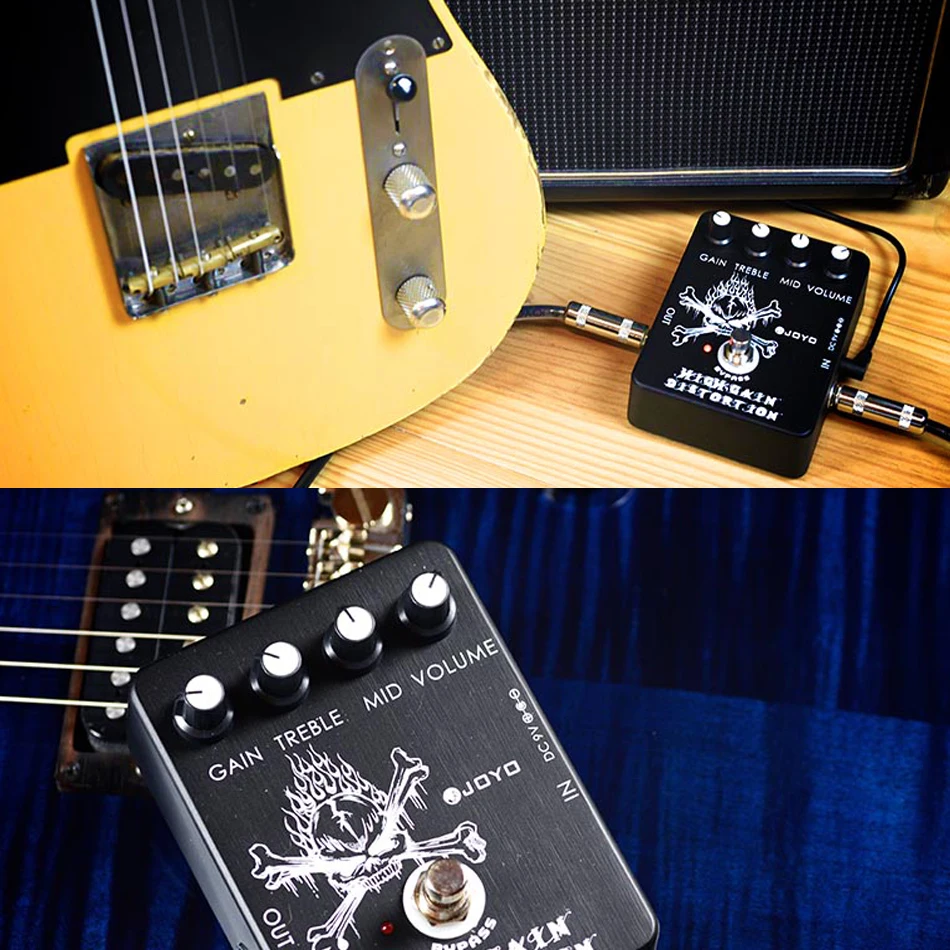 Гитарные эффекты JOYO JF-04 педаль эффектов для электрогитары с высоким коэффициентом усиления искажения металлический инструмент запасная часть Эффект педали