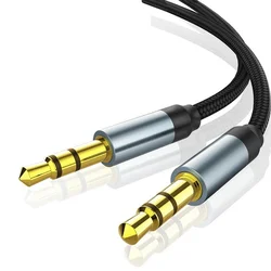 3.5mm Jack Audio Cable Jack 3.5 mm Male to Male Audio Aux Cable For Samsung S10 Car Headphone Speaker Wire Line Aux CordSpeaker
