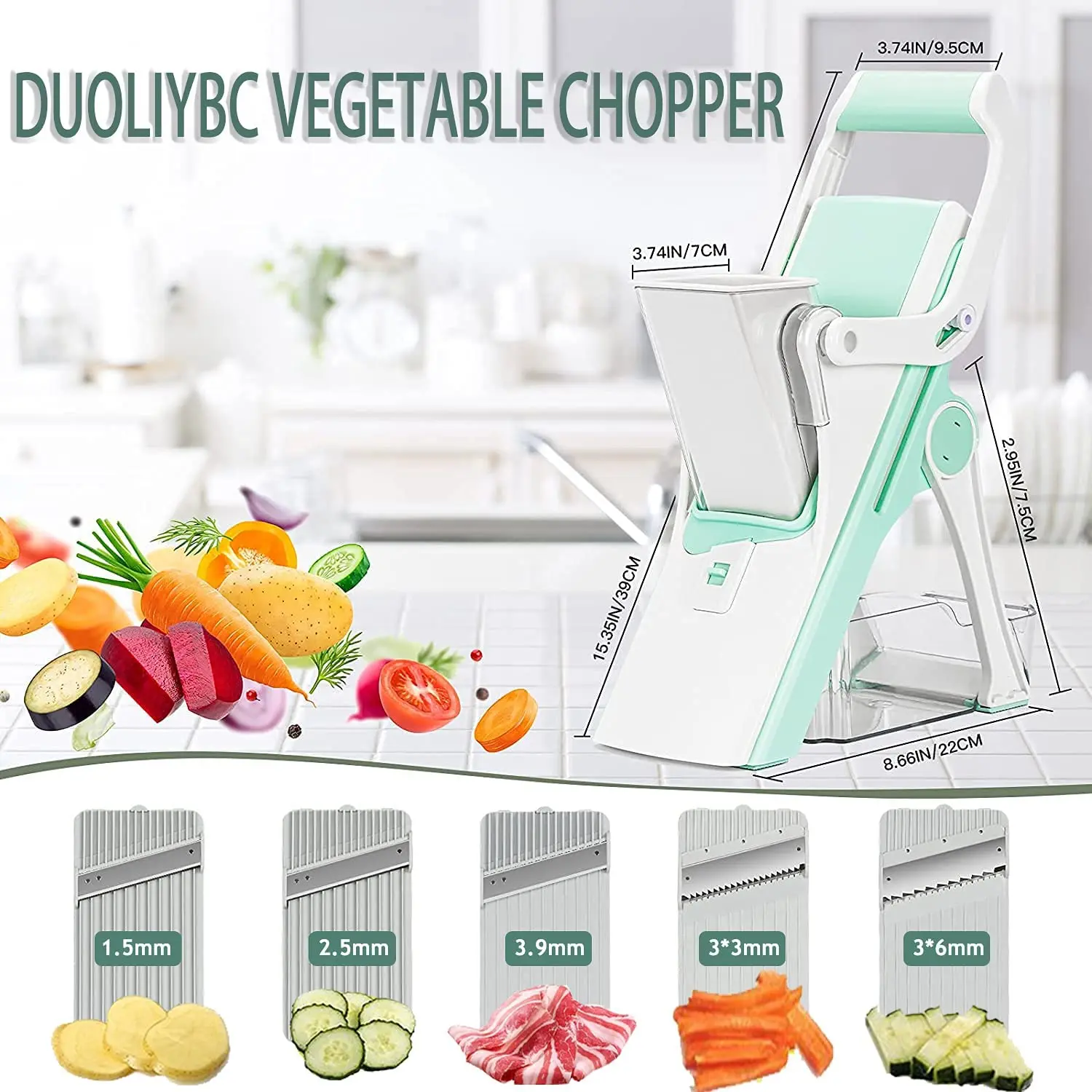 Mandolin Potato Cheese Slicer Kitchen Knife Multifunctional Vegetable Slicer Shredder Grater Shredder Kitchen Accessories