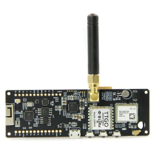 TTGO Т-образной балки V1.0 ESP32 433/868/915/923 МГц Wi-Fi Беспроводной Bluetooth ESP32 gps NEO-6M SMA LORA 32 18650 Батарея держатель с SoftRF - Цвет: 868MHz