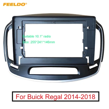 

FEELDO Car 2Din Radio Stereo Fascia Frame for Buick Regal 10.1” Big Screen CD/DVD Player Face Dash Mount Trim Kit