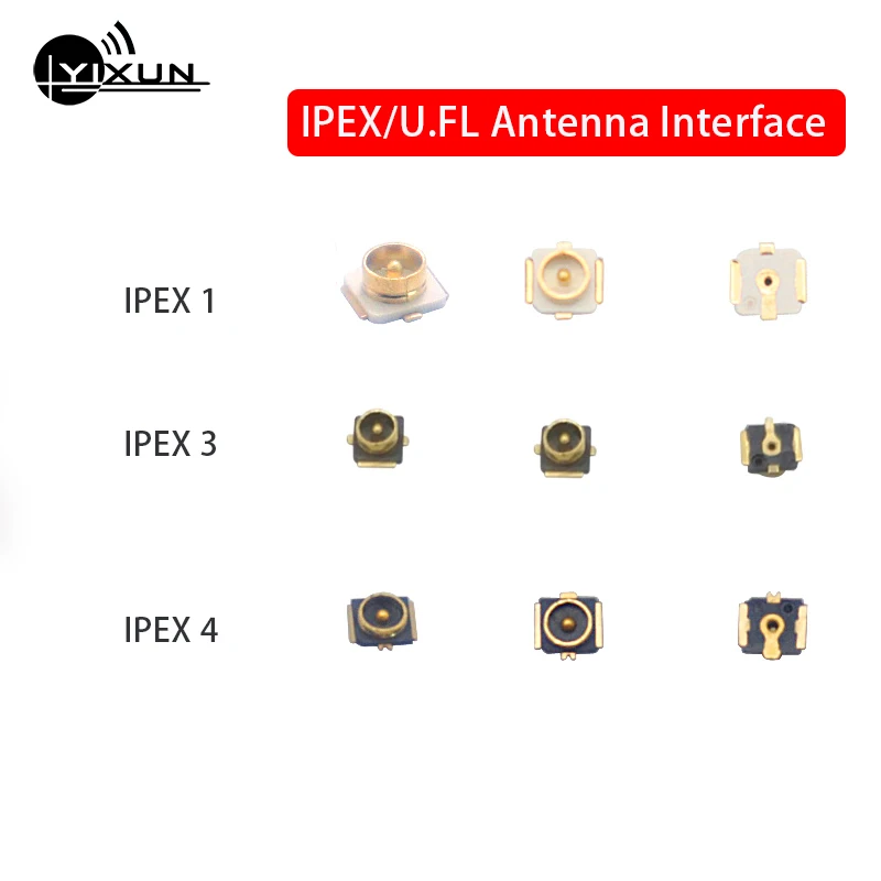 10 Pz U.Fl Ipex Ipx Interfaccia Antenna Mhf4 Ipex 1St 3Rd 4A Generazione Connettore Coassiale Rf Smt A Scheda Pcb Patch Antenna Seat