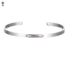 4mm Width Stainless Steel Open Cuff Bracelet Silver Stamped Bracelet Bangle Engraved Words Bracelet Bangle Jewelry SL-012 ► Photo 3/6