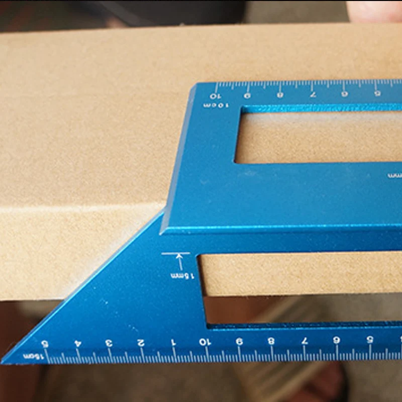 Multifunctional Square 45/90 Degree Gauge Angle Ruler Measuring Tool Charm E 