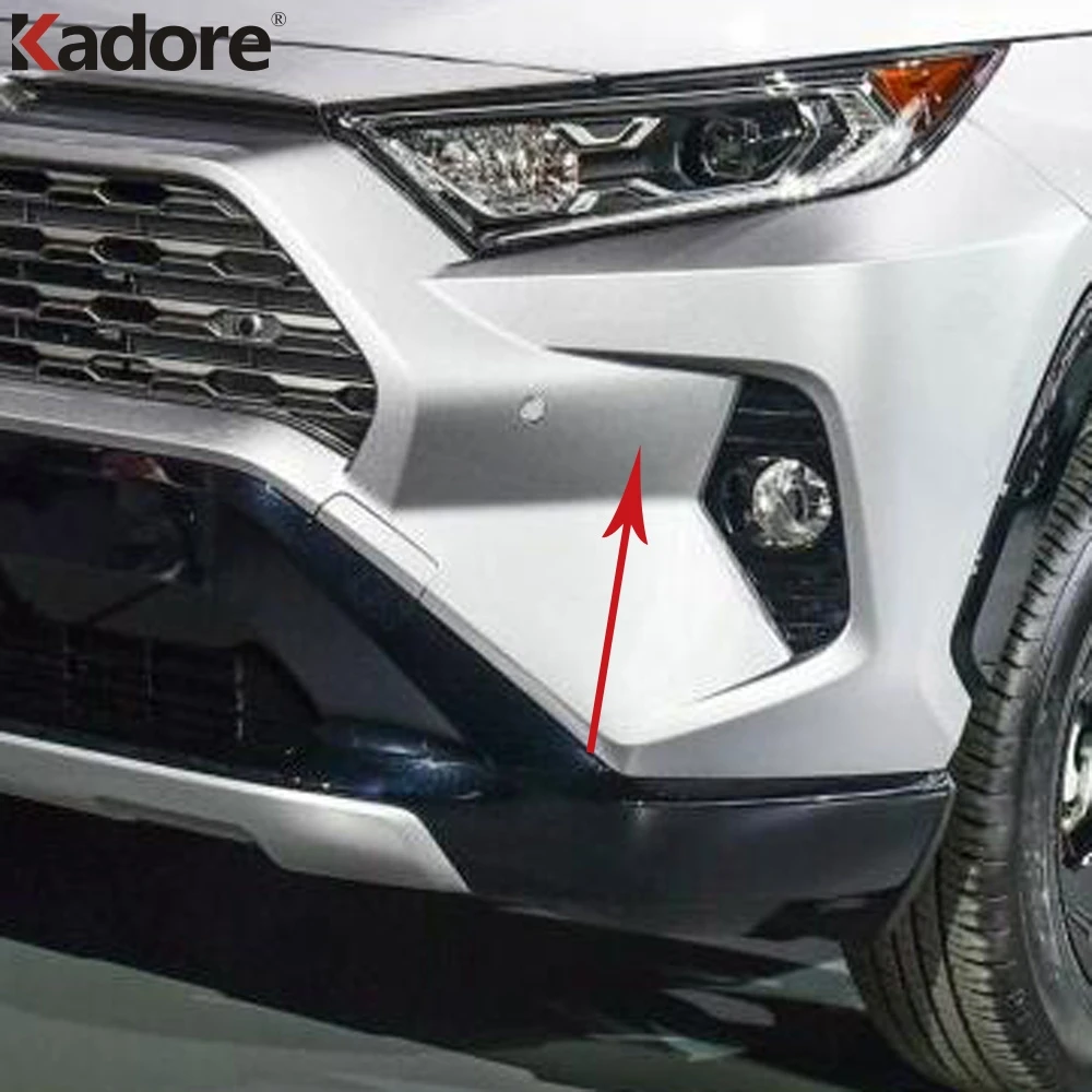 Для Toyota RAV4 RAV 4 Limited LE XLE 2019 2020 хромированные передние противотуманные фары полоски