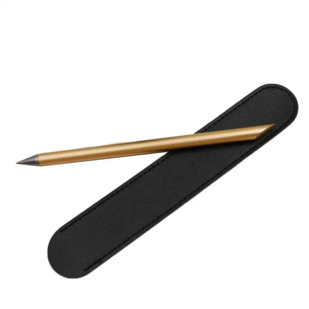 Creative Inkless Pen Metal Pen Student Pen Stationery Metal Pen Business Signature Pen Office Supplies - Цвет: Красный