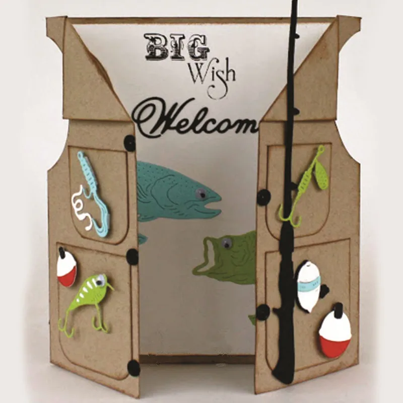 Штампы для рыбалки с приманкой и рыболовным крючком штампы изготовления