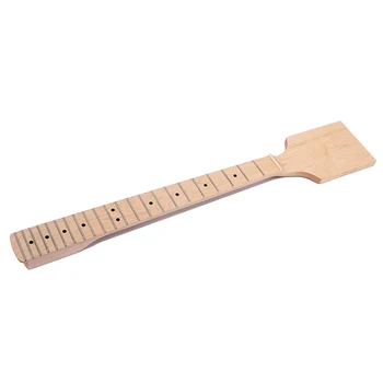 

Replacement 22 Fret Guitar Neck Maple Fingerboard with Black Dot Part for Electric Guitar (Khaki)