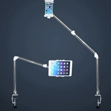 Настольная подставка для планшета 360 Вращающийся растягивающиеся длинные руки Планшеты и Держатель Мобильного Телефона Ленивый Кровать Настольный держатель кронштейн