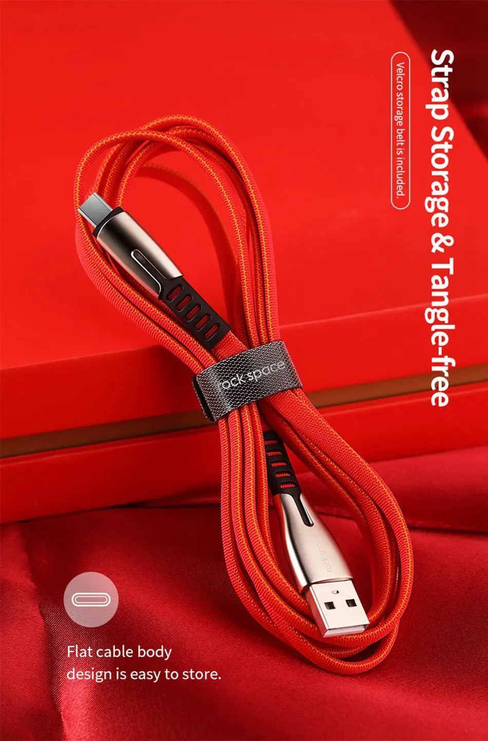ROCK Micro USB кабель светодиодный светильник нейлоновый Microusb шнур для samsung S7 Xiaomi Redmi Note 5 Pro Android телефон кабель Micro USB зарядное устройство