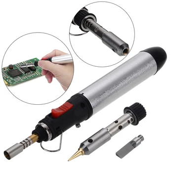 

Cordless Gas Soldering Iron Pen HT-1934-3 Butane Welding Tool Equipment