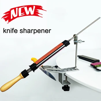 

Blade diamond sharpening stone knife holder 360 rotation professional knife sharpener sharpening system