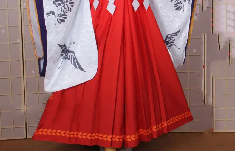 Индивидуальный размер Onmyoji Inarinokami Miketsu голубой костюм для косплея кимоно платье брюки wafuku Униформа костюмы для Хэллоуина аниме одежда