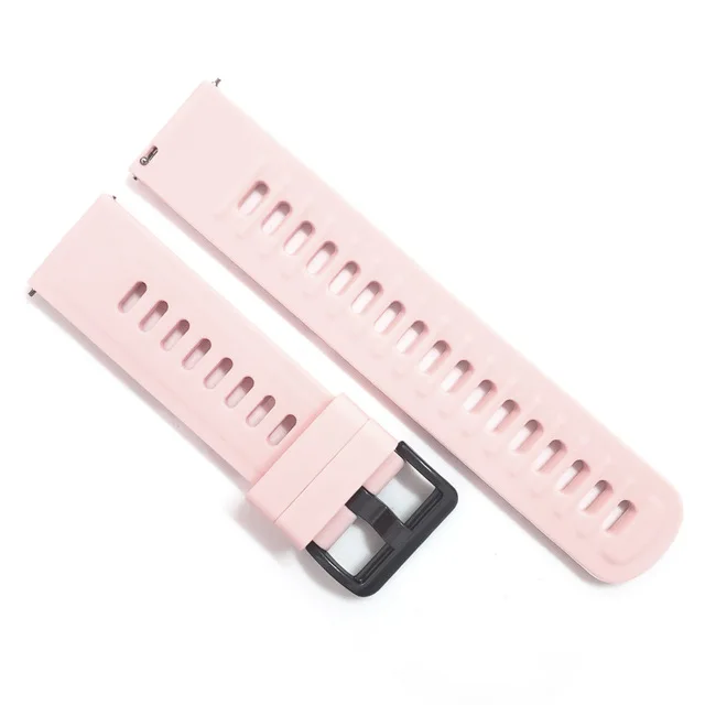 UEBN 20mm 22mm Silicone For HUAWEI WATCH GT 2 42mm 46mm Wrist Strap For HONOR Magic/GT2 Sport/Classic/Elite Edition watchband - Цвет ремешка: Pink