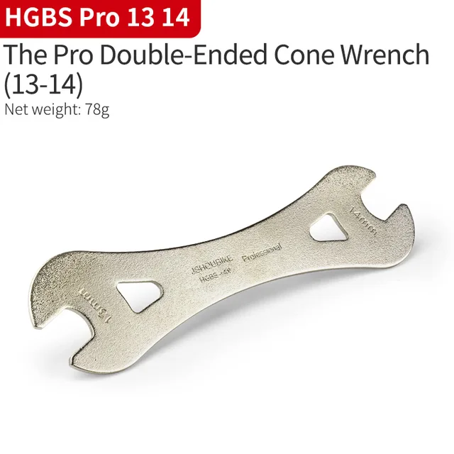 JSHOU BIKE Head Open End Axle Hub Cone Wrench 13 to 24mm High Carbon Steel Bicycle Removal Repair Tool HGBS v4 pro 13 14